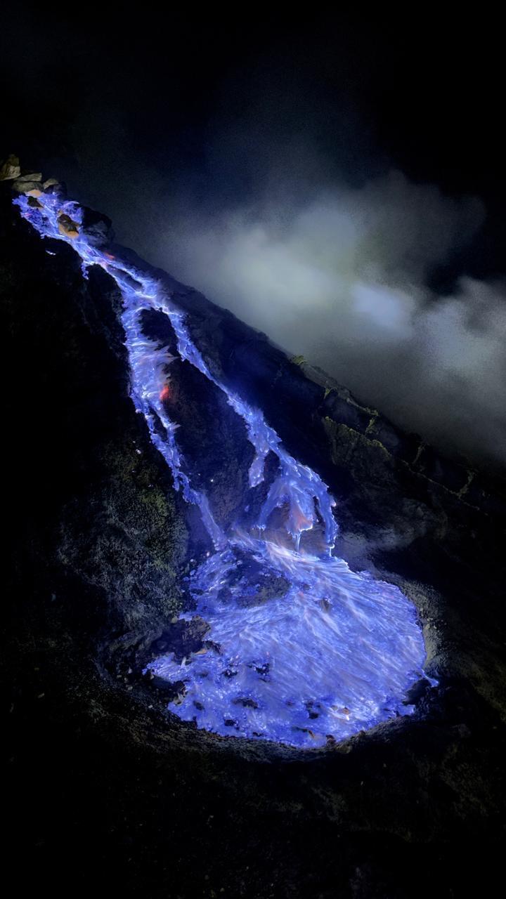 Ijen Vucano Blue Fire